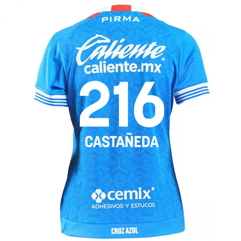 Danxen Kinder Ian Castañeda #216 Himmelblau Heimtrikot Trikot 2024/25 T-Shirt