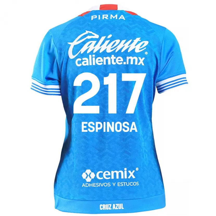 Danxen Kinder Samuel Espinosa #217 Himmelblau Heimtrikot Trikot 2024/25 T-Shirt