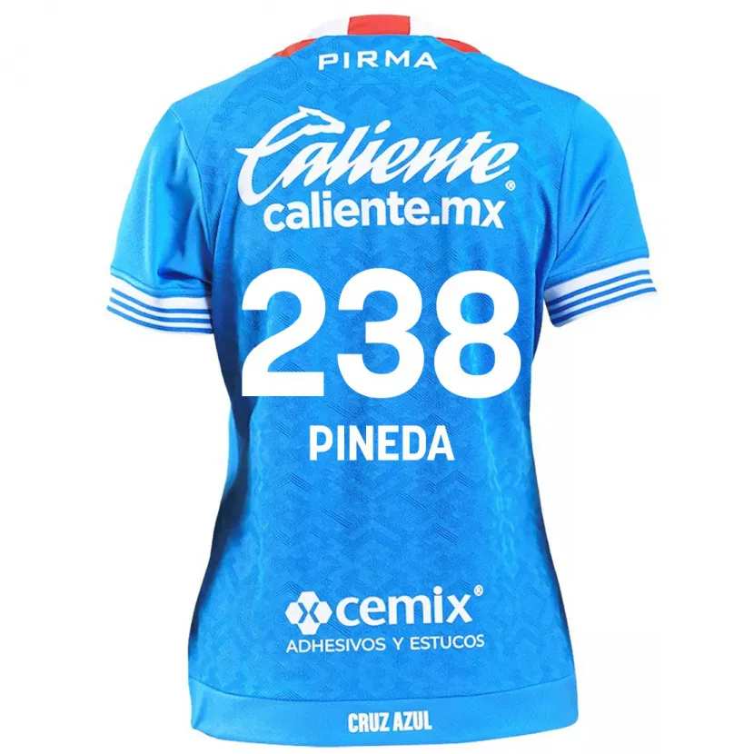 Danxen Kinder Zadiel Pineda #238 Himmelblau Heimtrikot Trikot 2024/25 T-Shirt