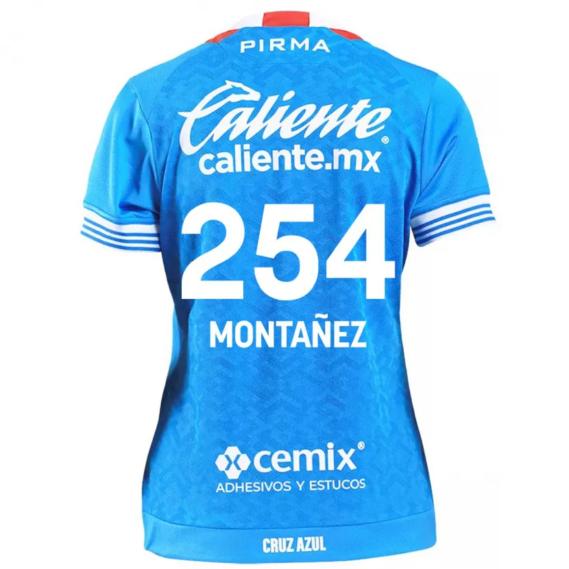 Danxen Kinder Humberto Montañez #254 Himmelblau Heimtrikot Trikot 2024/25 T-Shirt