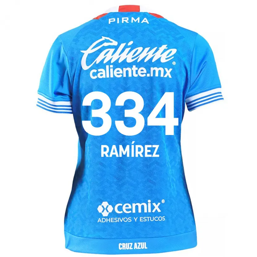 Danxen Kinder Mauricio Ramírez #334 Himmelblau Heimtrikot Trikot 2024/25 T-Shirt