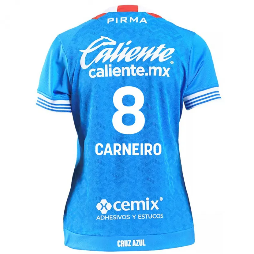 Danxen Kinder Gonzalo Carneiro #8 Himmelblau Heimtrikot Trikot 2024/25 T-Shirt