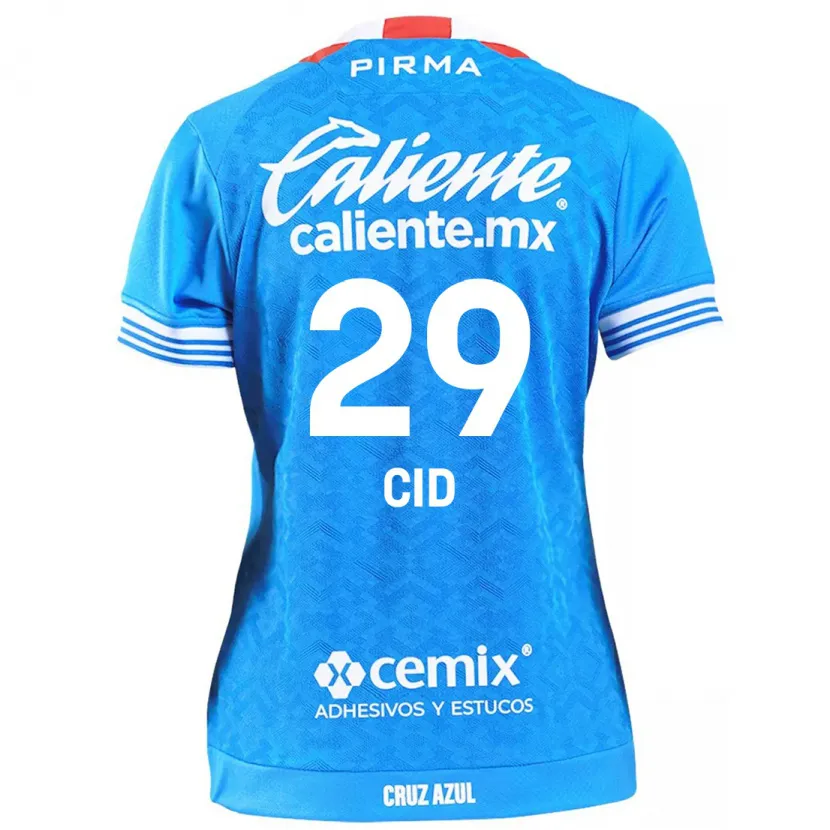 Danxen Kinder Claudia Cid #29 Himmelblau Heimtrikot Trikot 2024/25 T-Shirt