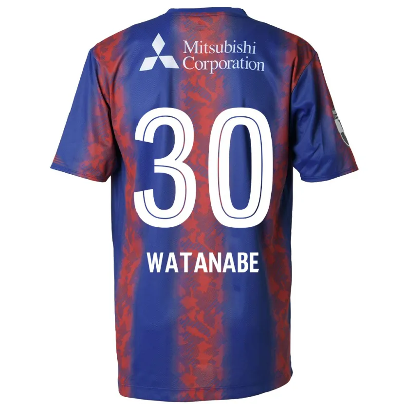 Danxen Kinder Matthew Watanabe #30 Blau Rot Heimtrikot Trikot 2024/25 T-Shirt