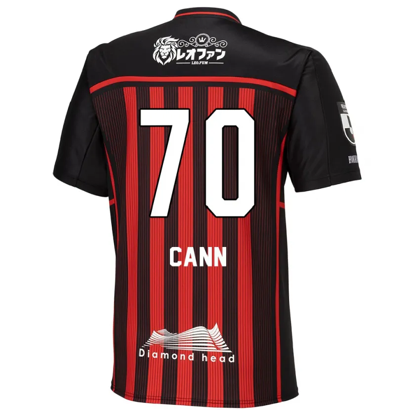 Danxen Kinder Francis Cann #70 Rot Schwarz Heimtrikot Trikot 2024/25 T-Shirt