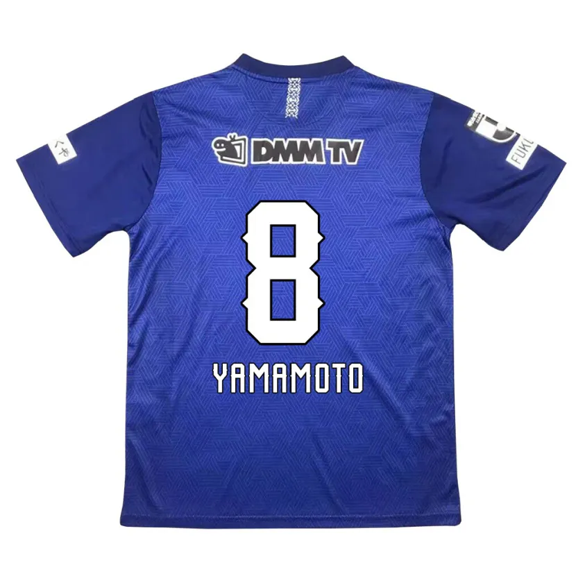 Danxen Kinder Shunsuke Yamamoto #8 Dunkelblau Heimtrikot Trikot 2024/25 T-Shirt