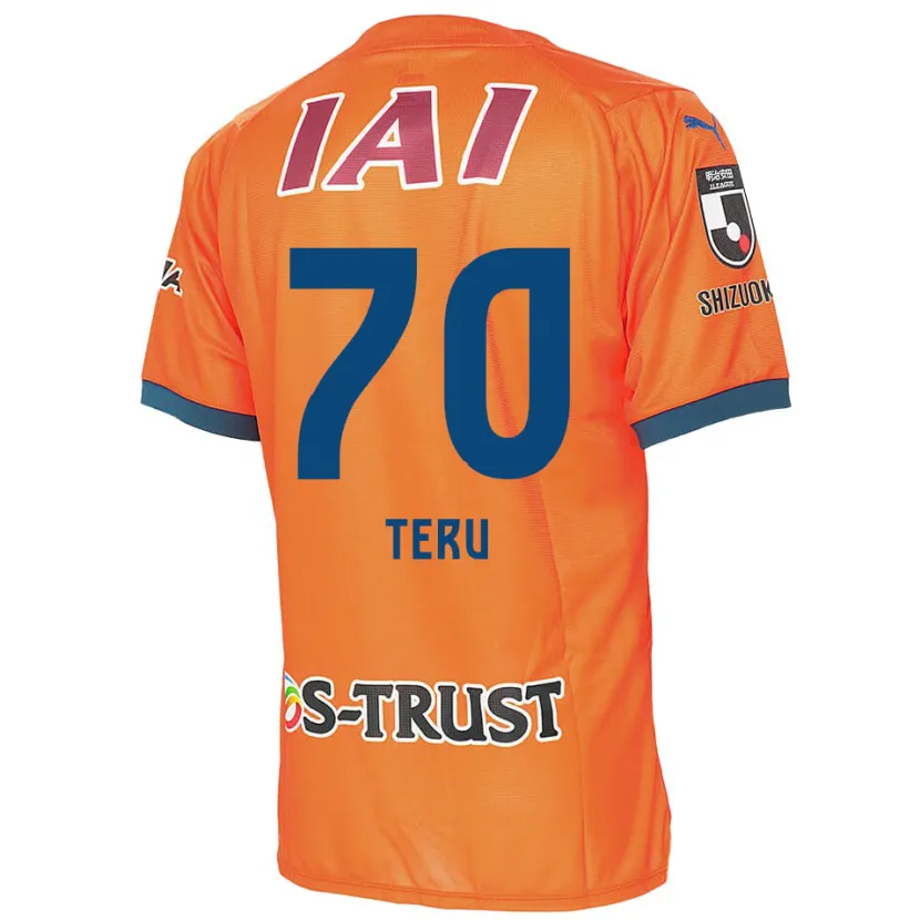 Danxen Kinder Teruki Hara #70 Orange Blau Heimtrikot Trikot 2024/25 T-Shirt