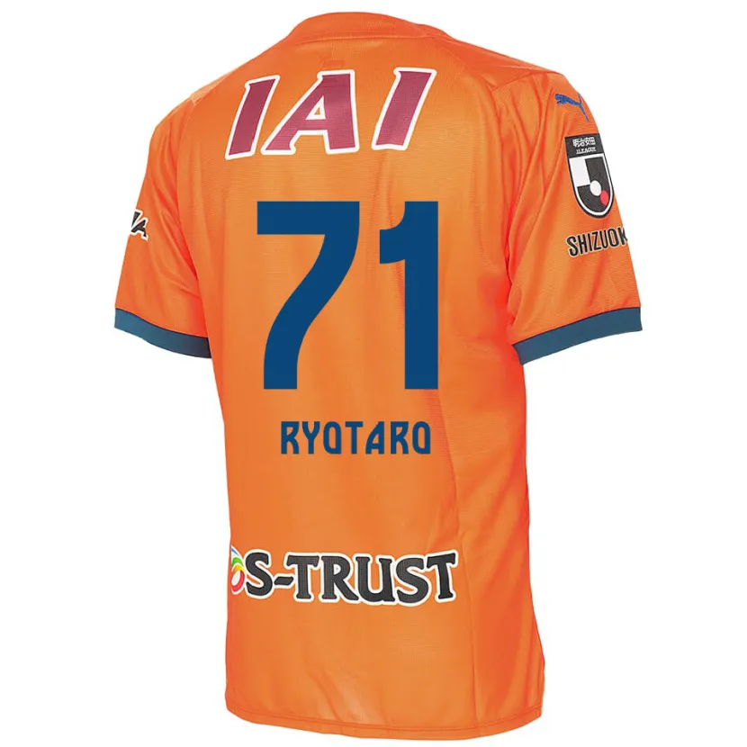 Danxen Kinder Ryotaro Nakamura #71 Orange Blau Heimtrikot Trikot 2024/25 T-Shirt