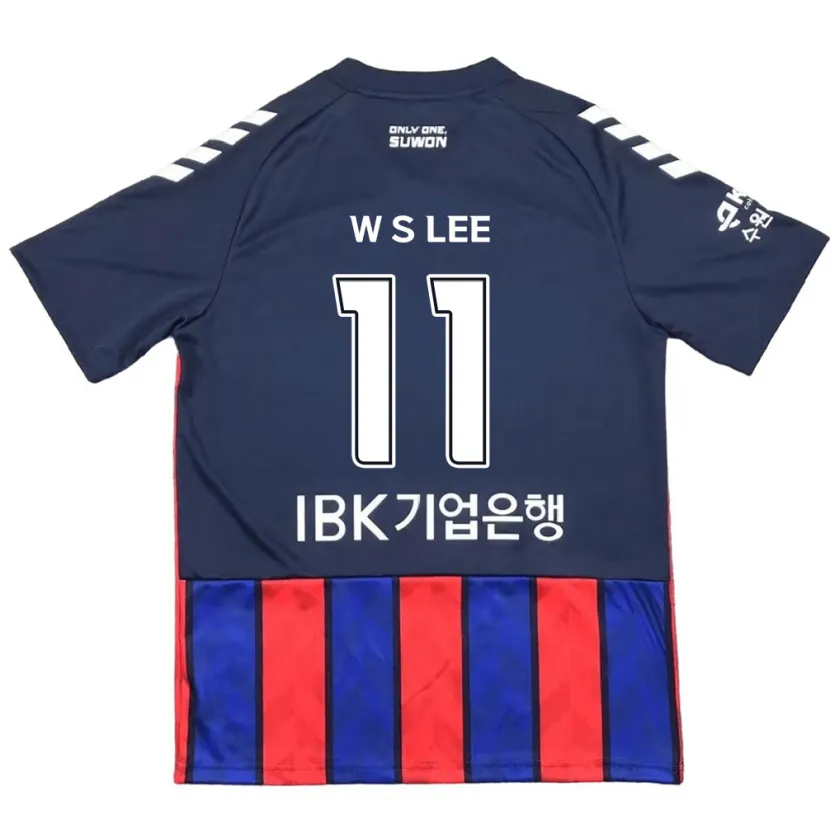 Danxen Kinder Seung-Woo Lee #11 Blau Rot Heimtrikot Trikot 2024/25 T-Shirt