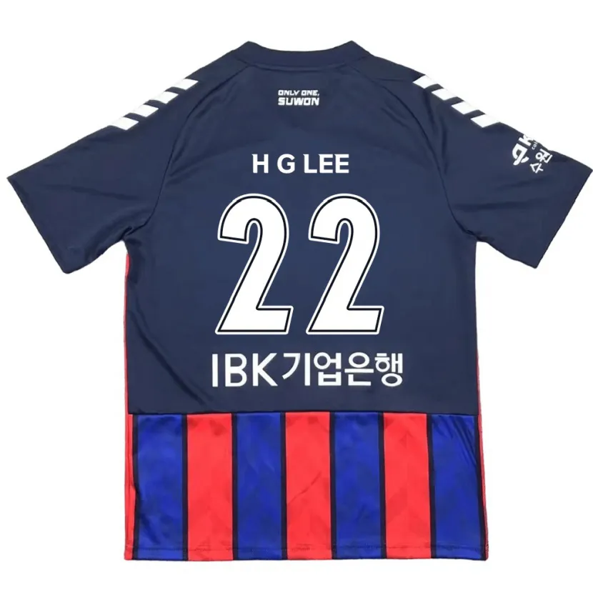 Danxen Kinder Gwang-Hyeok Lee #22 Blau Rot Heimtrikot Trikot 2024/25 T-Shirt