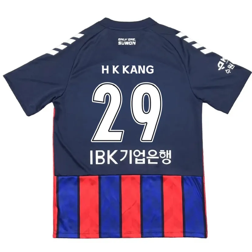 Danxen Kinder Kyo-Hun Kang #29 Blau Rot Heimtrikot Trikot 2024/25 T-Shirt