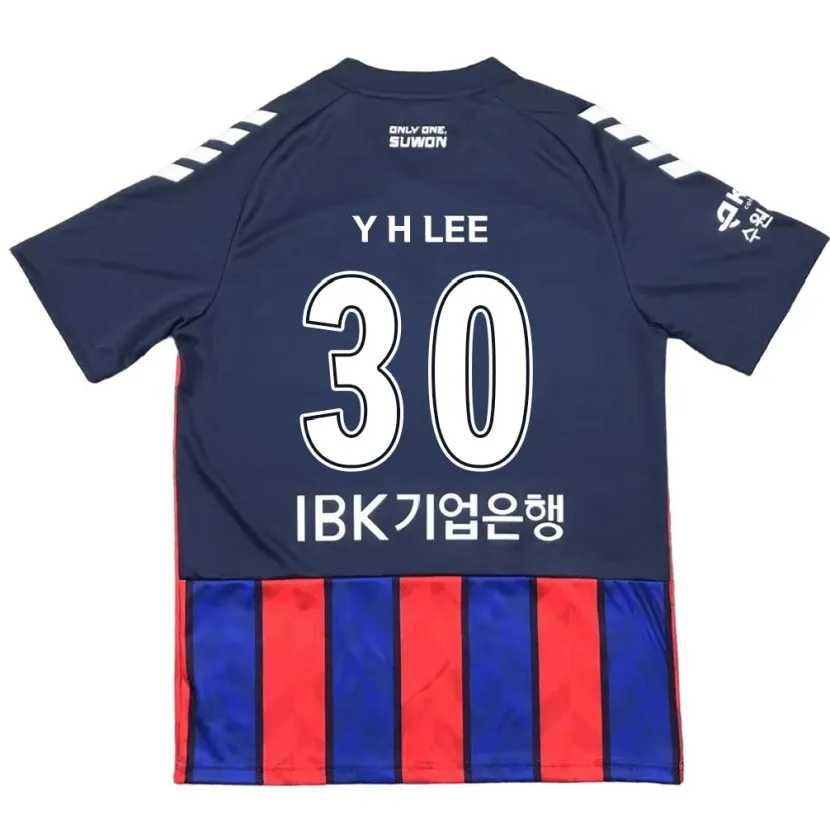 Danxen Kinder Hyeon-Yong Lee #30 Blau Rot Heimtrikot Trikot 2024/25 T-Shirt