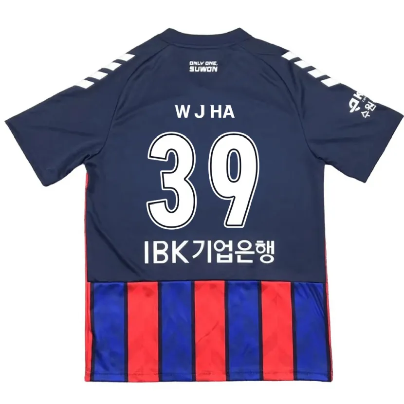 Danxen Kinder Jung-Woo Ha #39 Blau Rot Heimtrikot Trikot 2024/25 T-Shirt