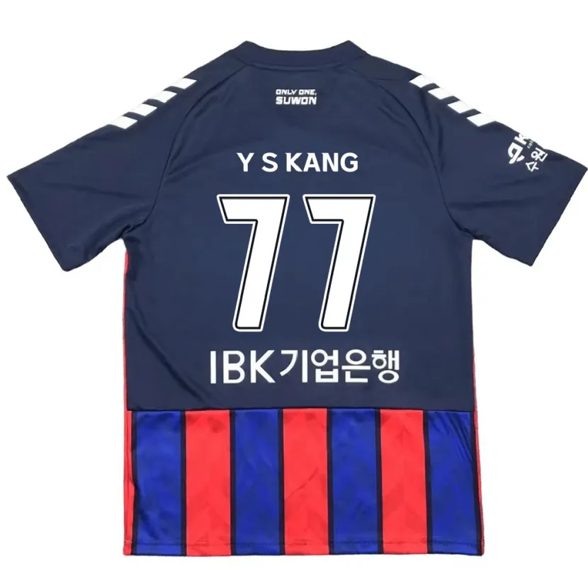 Danxen Kinder Sang-Yun Kang #77 Blau Rot Heimtrikot Trikot 2024/25 T-Shirt