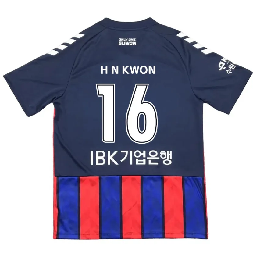 Danxen Kinder Nam-Hoon Kwon #16 Blau Rot Heimtrikot Trikot 2024/25 T-Shirt