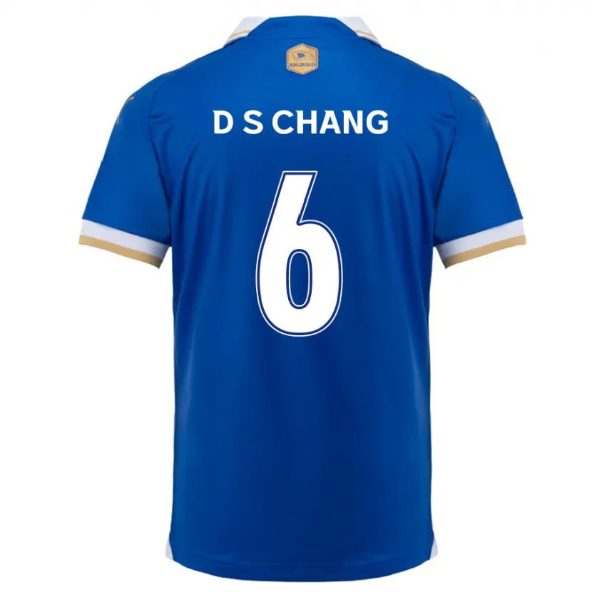 Danxen Kinder Se-Dong Chang #6 Blau Weiss Heimtrikot Trikot 2024/25 T-Shirt