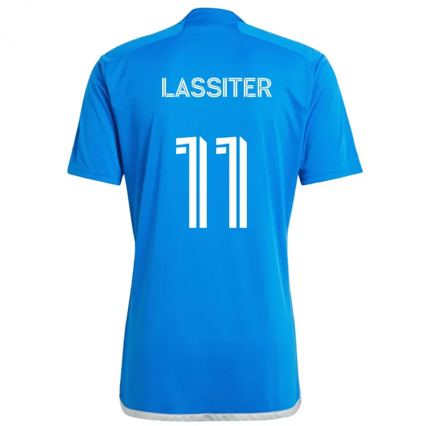 Danxen Kinder Ariel Lassiter #11 Blau Weiss Heimtrikot Trikot 2024/25 T-Shirt