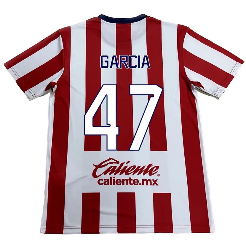 Danxen Kinder Gael García #47 Rot-Weiss Heimtrikot Trikot 2024/25 T-Shirt