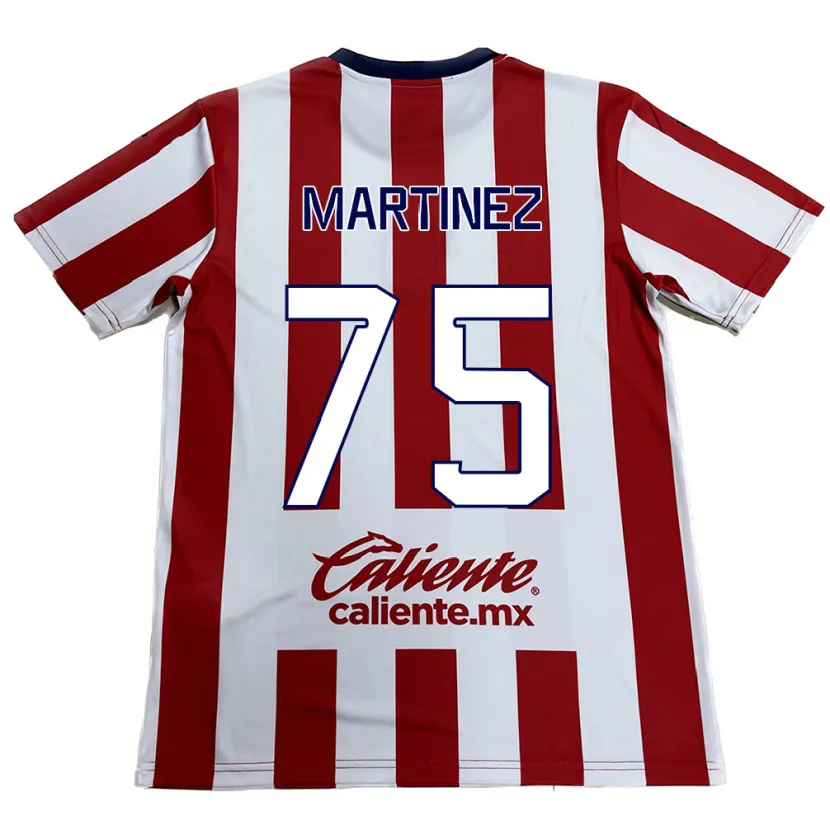 Danxen Kinder Isaac Martínez #75 Rot-Weiss Heimtrikot Trikot 2024/25 T-Shirt