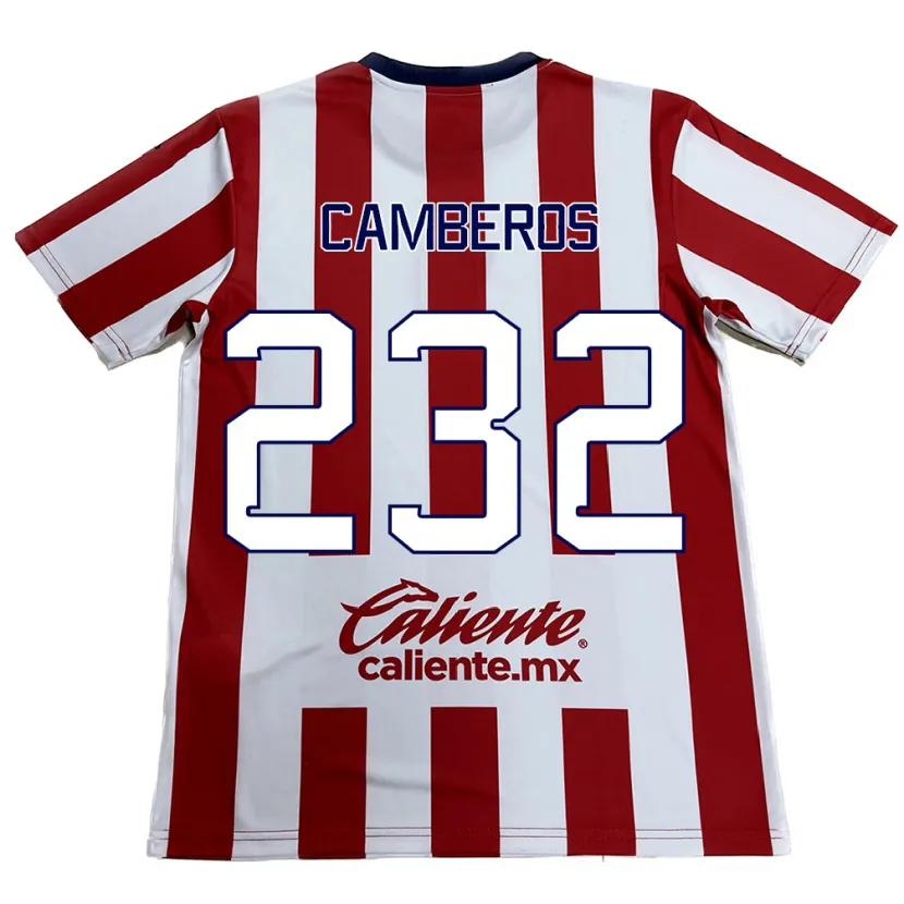 Danxen Kinder Hugo Camberos #232 Rot-Weiss Heimtrikot Trikot 2024/25 T-Shirt