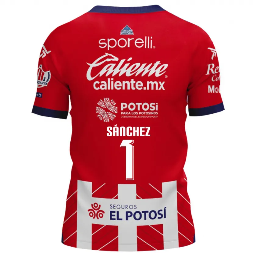 Danxen Kinder Andrés Sánchez #1 Rot-Weiss Heimtrikot Trikot 2024/25 T-Shirt