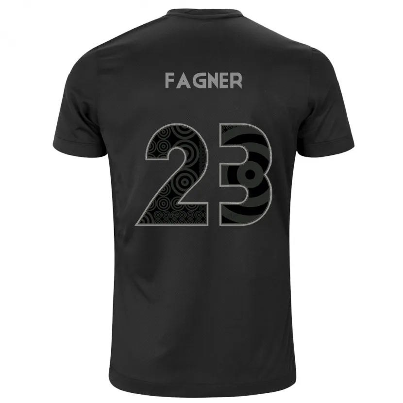 Danxen Kinder Fagner #23 Schwarz Auswärtstrikot Trikot 2024/25 T-Shirt