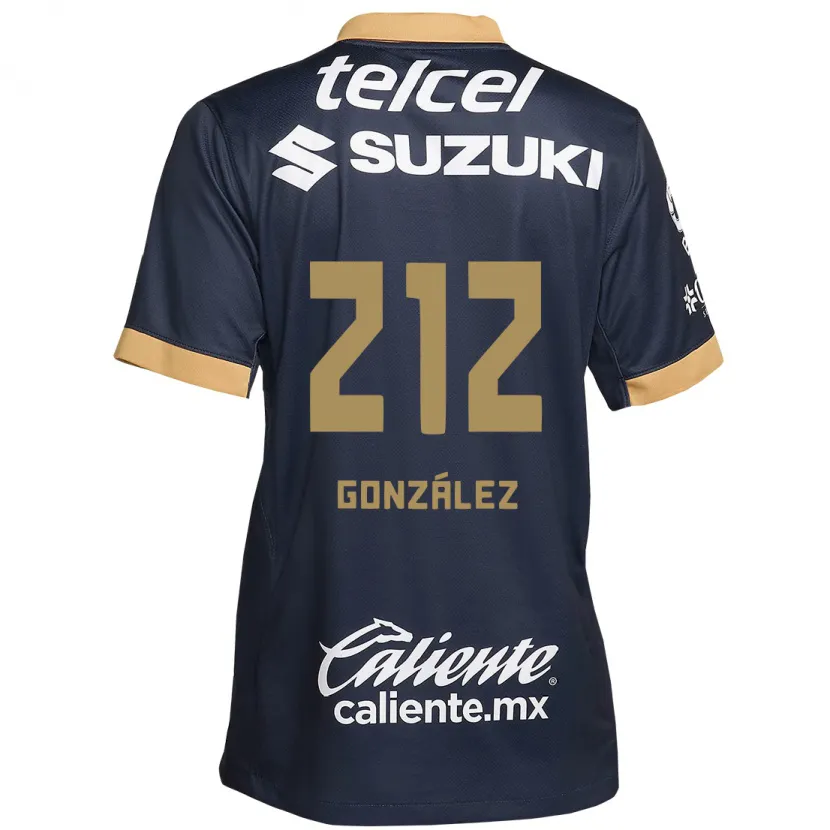 Danxen Kinder José González #212 Obsidian Gold Weiß Auswärtstrikot Trikot 2024/25 T-Shirt