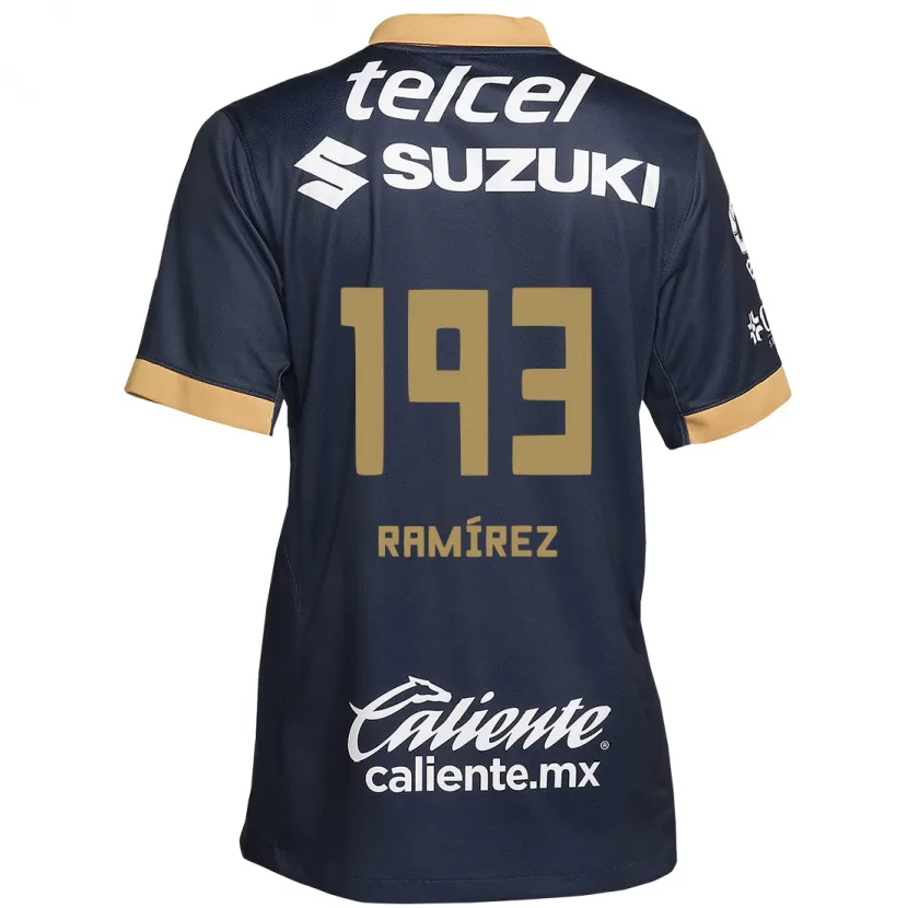 Danxen Kinder Héctor Ramírez #193 Obsidian Gold Weiß Auswärtstrikot Trikot 2024/25 T-Shirt