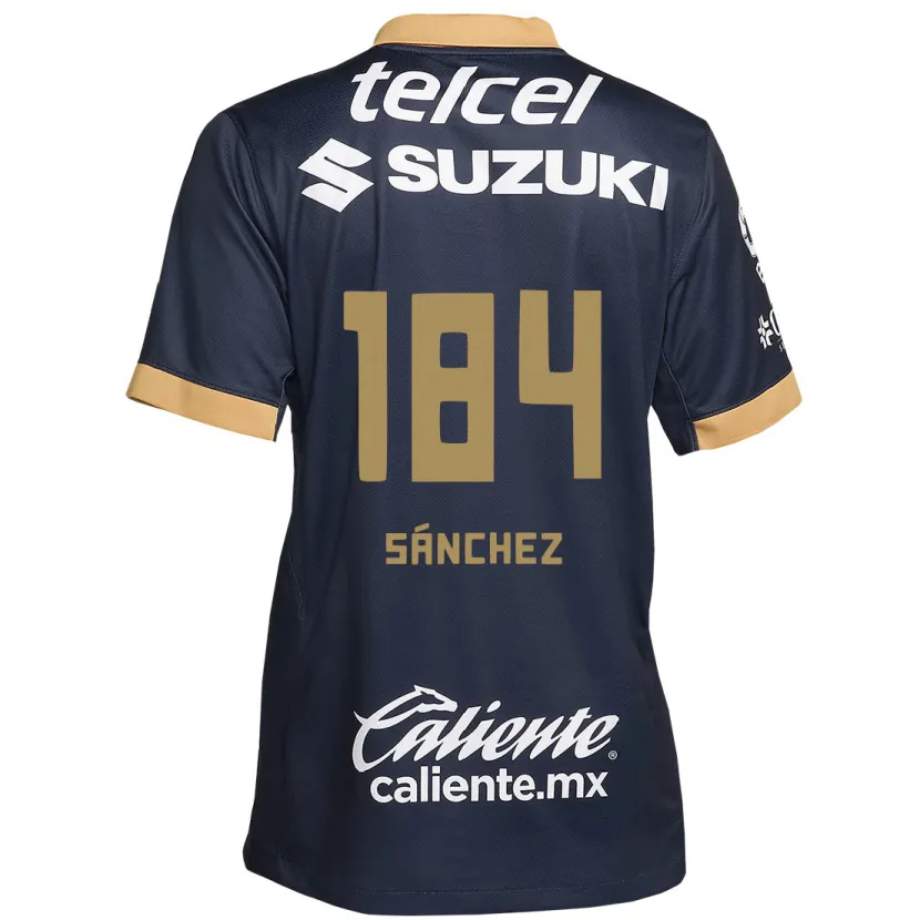 Danxen Kinder Manuel Sánchez #184 Obsidian Gold Weiß Auswärtstrikot Trikot 2024/25 T-Shirt