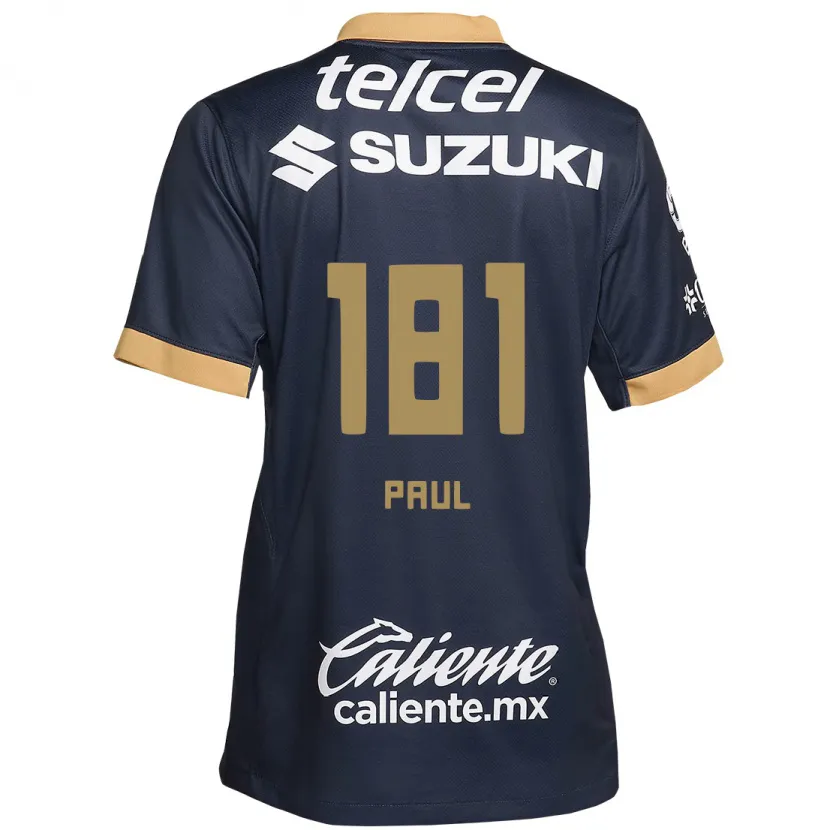 Danxen Kinder Miguel Paul #181 Obsidian Gold Weiß Auswärtstrikot Trikot 2024/25 T-Shirt