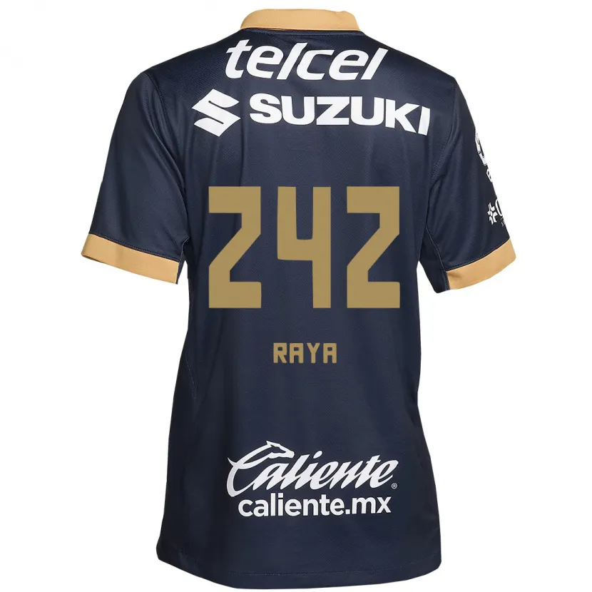 Danxen Kinder Félix Raya #242 Obsidian Gold Weiß Auswärtstrikot Trikot 2024/25 T-Shirt