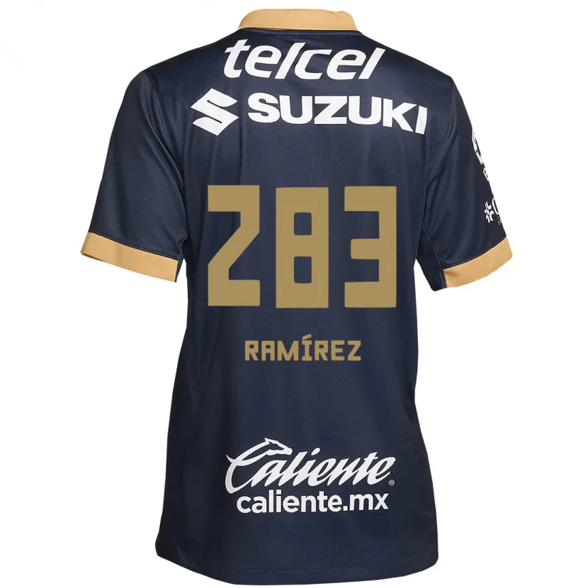 Danxen Kinder Dennis Ramírez #283 Obsidian Gold Weiß Auswärtstrikot Trikot 2024/25 T-Shirt