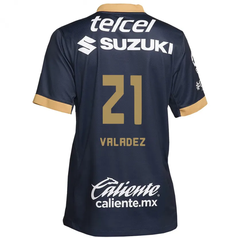 Danxen Kinder Natalia Macias Valadez #21 Obsidian Gold Weiß Auswärtstrikot Trikot 2024/25 T-Shirt