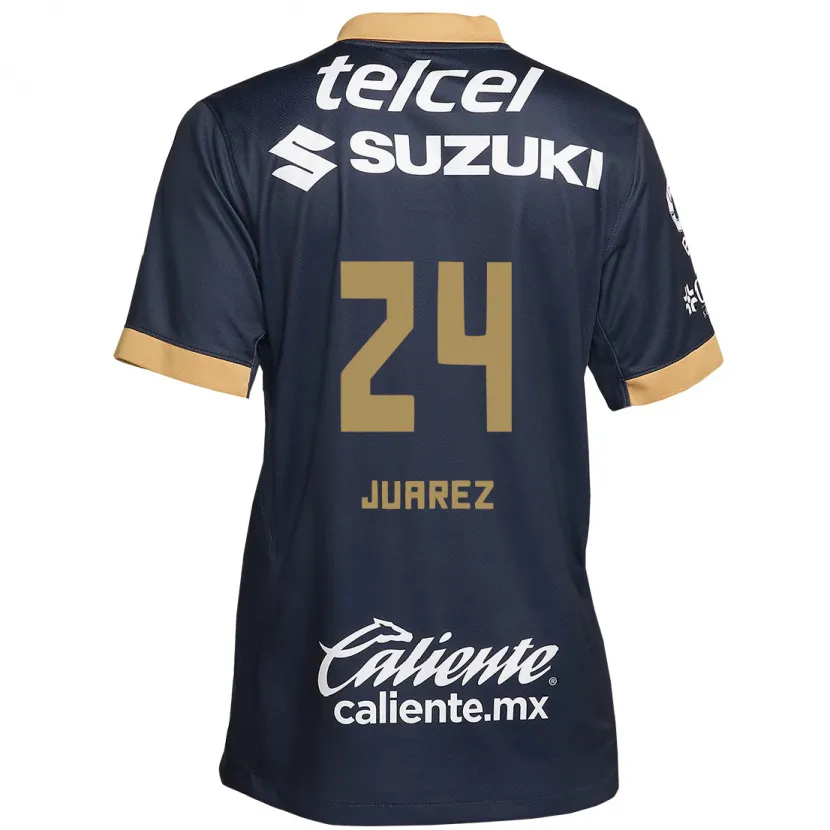 Danxen Kinder Gabriela Juarez #24 Obsidian Gold Weiß Auswärtstrikot Trikot 2024/25 T-Shirt