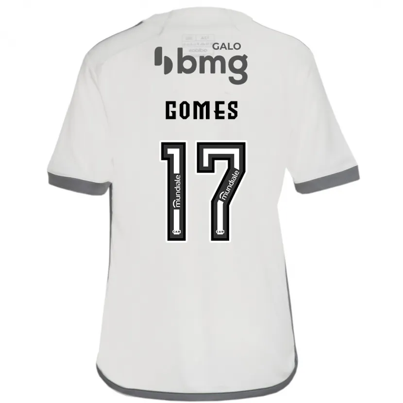 Danxen Kinder Igor Gomes #17 Cremefarben Auswärtstrikot Trikot 2024/25 T-Shirt