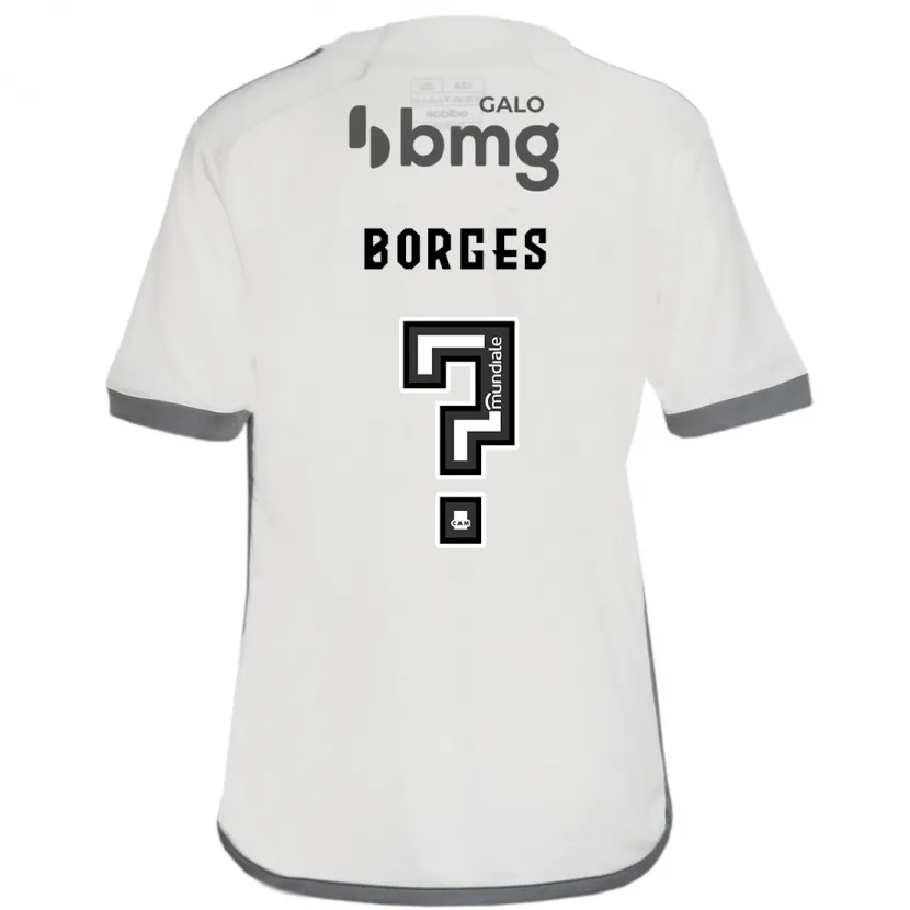 Danxen Kinder Léo Borges #0 Cremefarben Auswärtstrikot Trikot 2024/25 T-Shirt