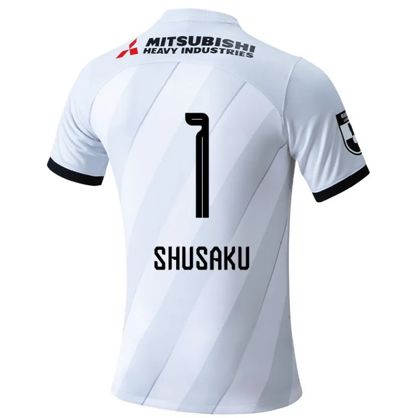 Danxen Kinder Shusaku Nishikawa #1 Weiß Grau Auswärtstrikot Trikot 2024/25 T-Shirt