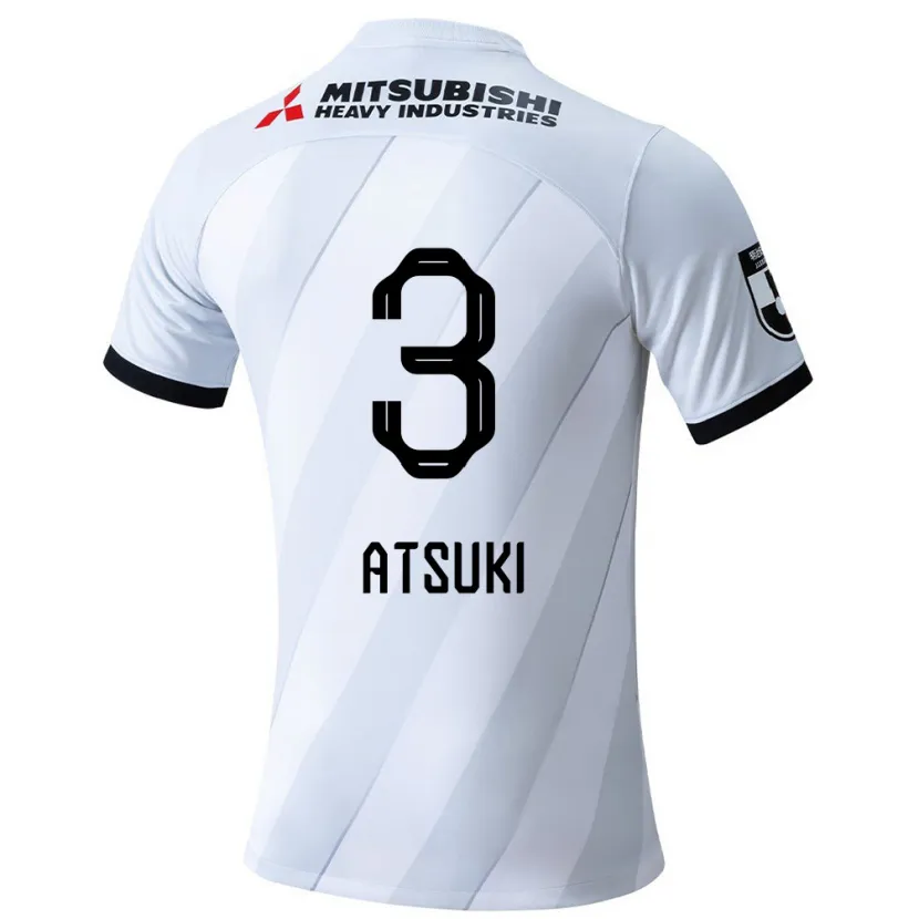 Danxen Kinder Atsuki Ito #3 Weiß Grau Auswärtstrikot Trikot 2024/25 T-Shirt