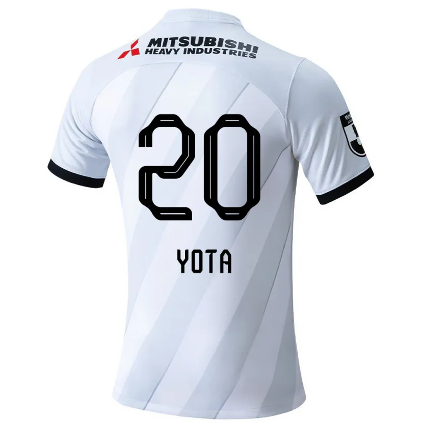 Danxen Kinder Yota Sato #20 Weiß Grau Auswärtstrikot Trikot 2024/25 T-Shirt