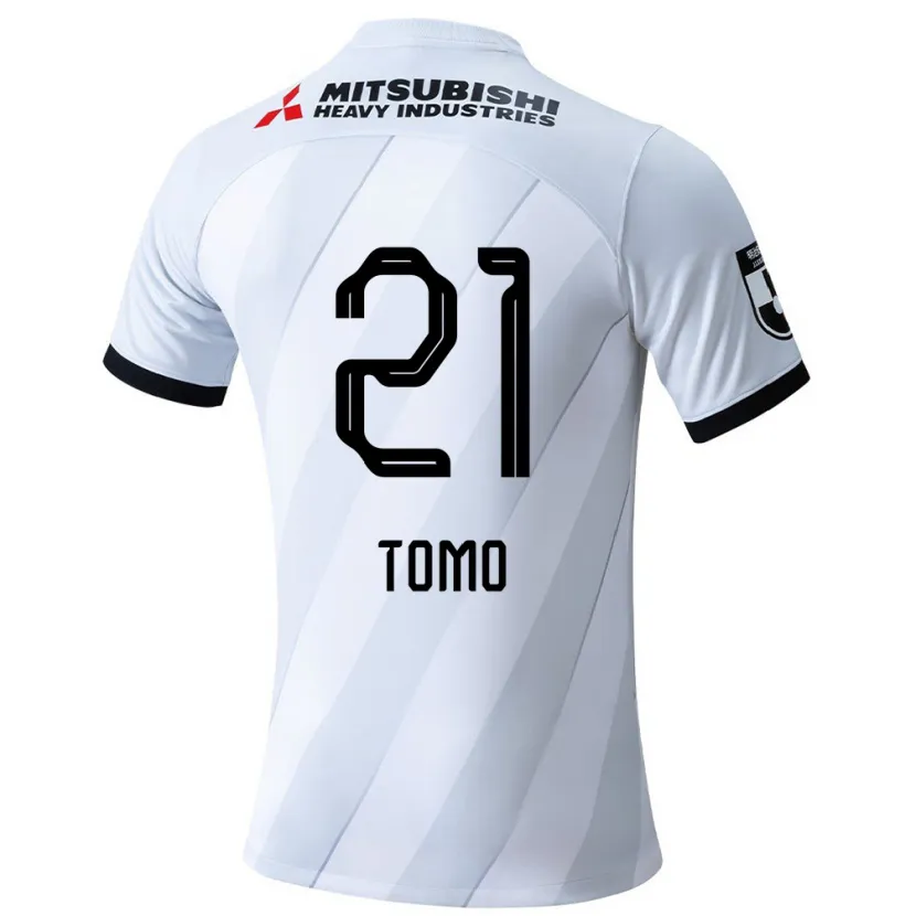 Danxen Kinder Tomoaki Okubo #21 Weiß Grau Auswärtstrikot Trikot 2024/25 T-Shirt