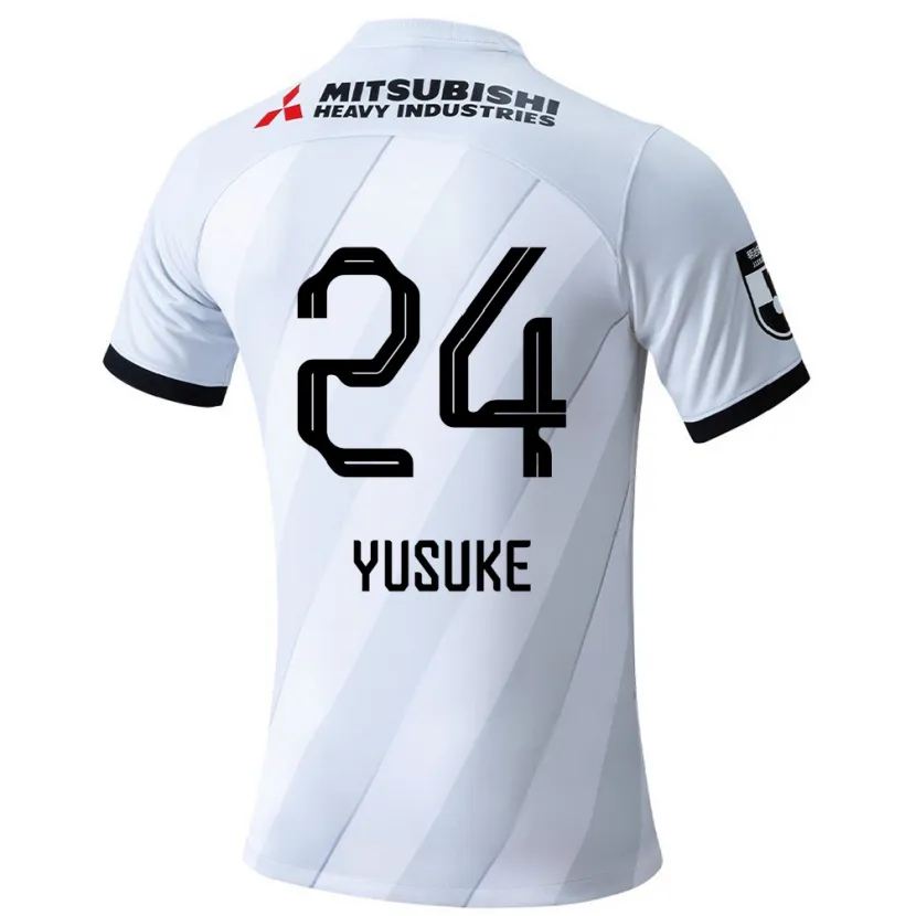 Danxen Kinder Yusuke Matsuo #24 Weiß Grau Auswärtstrikot Trikot 2024/25 T-Shirt