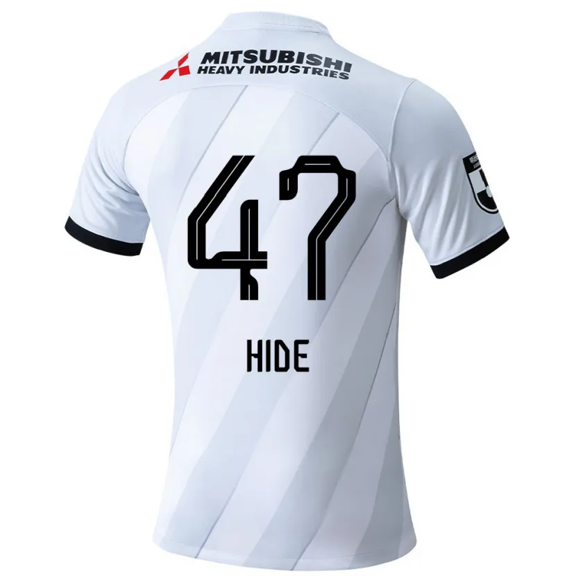 Danxen Kinder Hidetoshi Takeda #47 Weiß Grau Auswärtstrikot Trikot 2024/25 T-Shirt