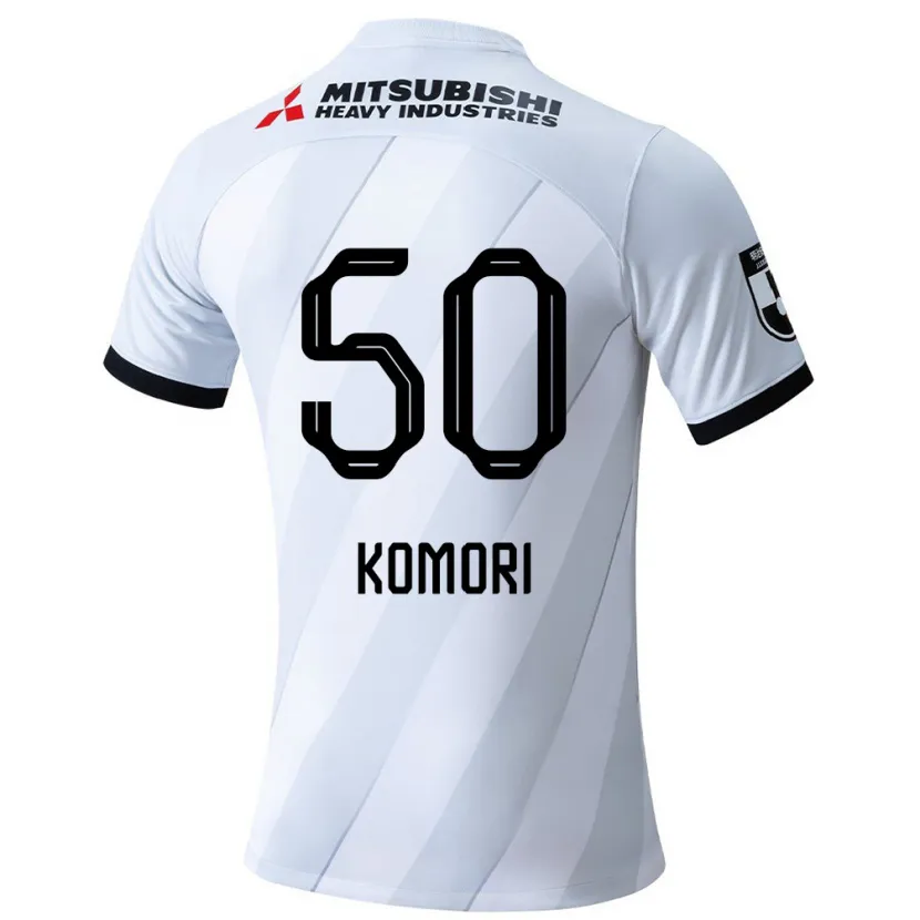 Danxen Kinder Haruki Komori #50 Weiß Grau Auswärtstrikot Trikot 2024/25 T-Shirt