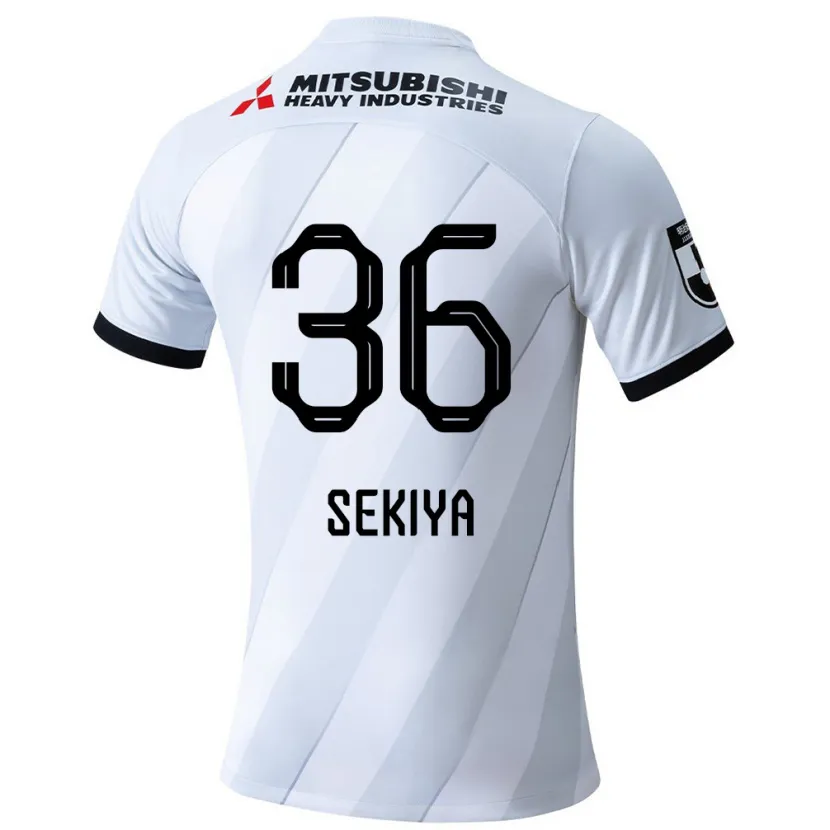 Danxen Kinder Hikaru Sekiya #36 Weiß Grau Auswärtstrikot Trikot 2024/25 T-Shirt