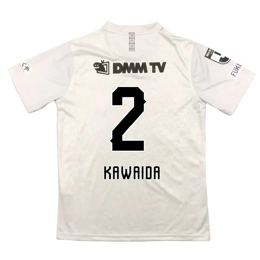 Danxen Kinder Ryoya Kawaida #2 Grauschwarz Auswärtstrikot Trikot 2024/25 T-Shirt