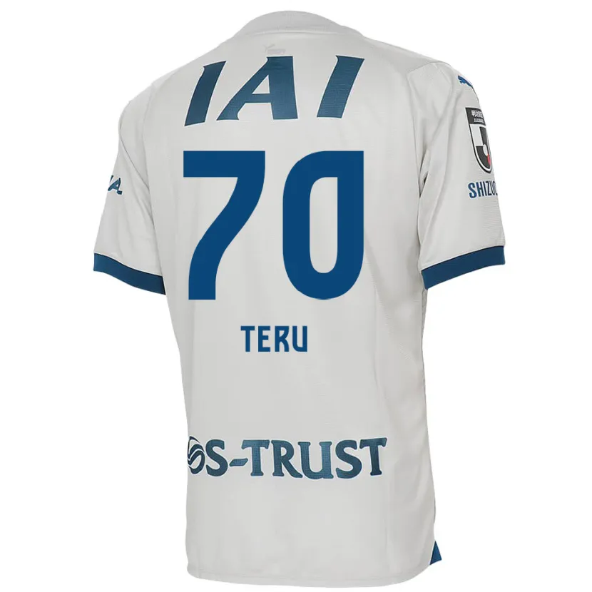 Danxen Kinder Teruki Hara #70 Weiß Blau Auswärtstrikot Trikot 2024/25 T-Shirt