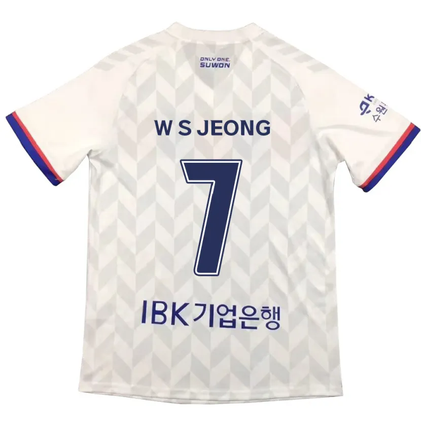 Danxen Kinder Seung-Won Jeong #7 Weiß Blau Auswärtstrikot Trikot 2024/25 T-Shirt