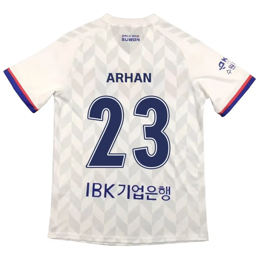 Danxen Kinder Pratama Arhan #23 Weiß Blau Auswärtstrikot Trikot 2024/25 T-Shirt