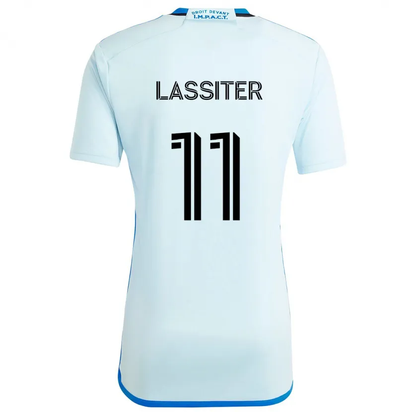 Danxen Kinder Ariel Lassiter #11 Eisblau Auswärtstrikot Trikot 2024/25 T-Shirt