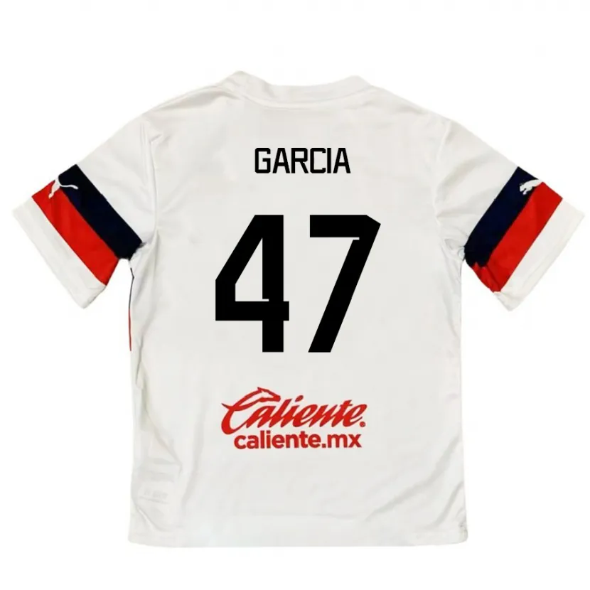 Danxen Kinder Gael García #47 Weiß Rot Auswärtstrikot Trikot 2024/25 T-Shirt